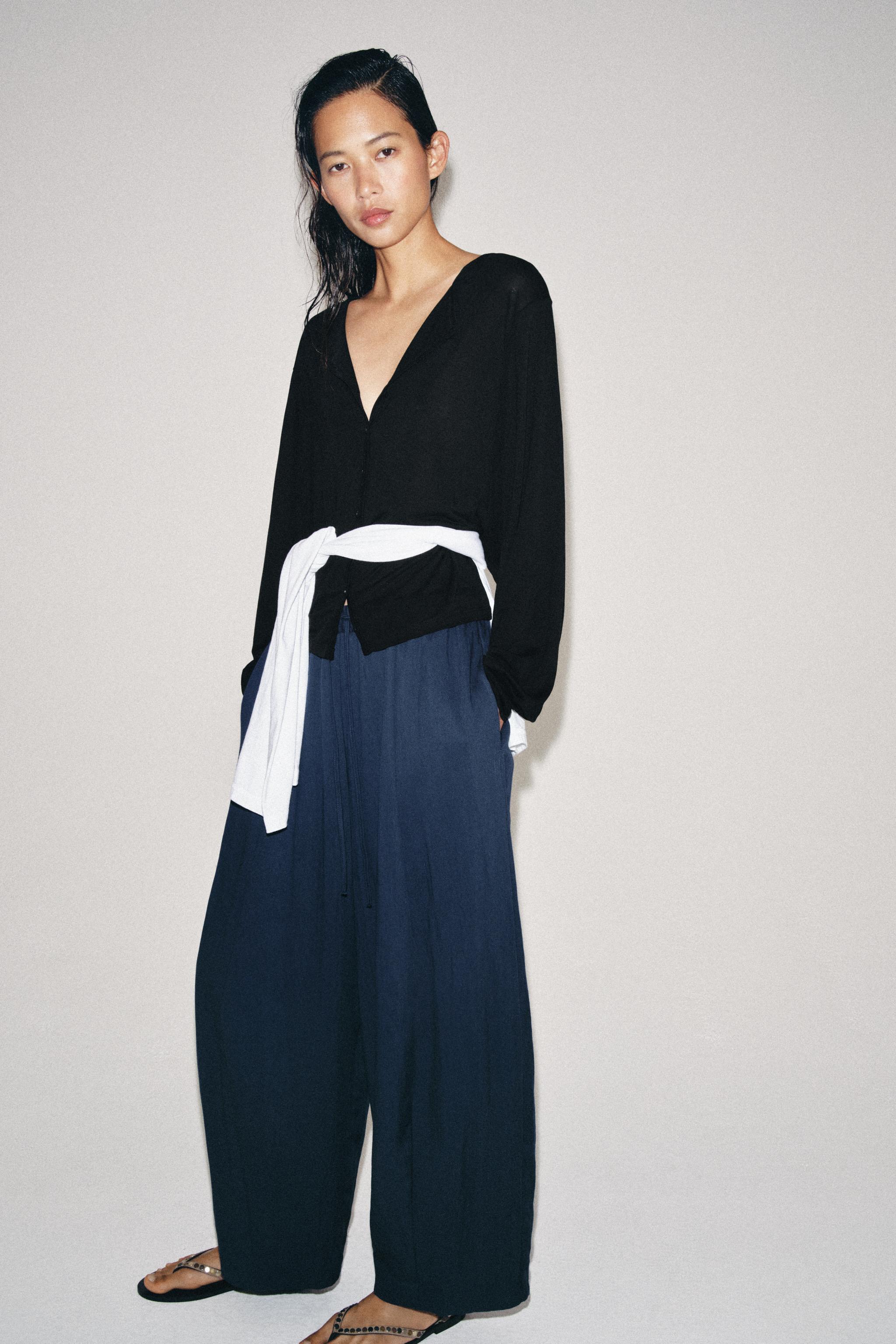 ZW COLLECTION BARREL PANTS